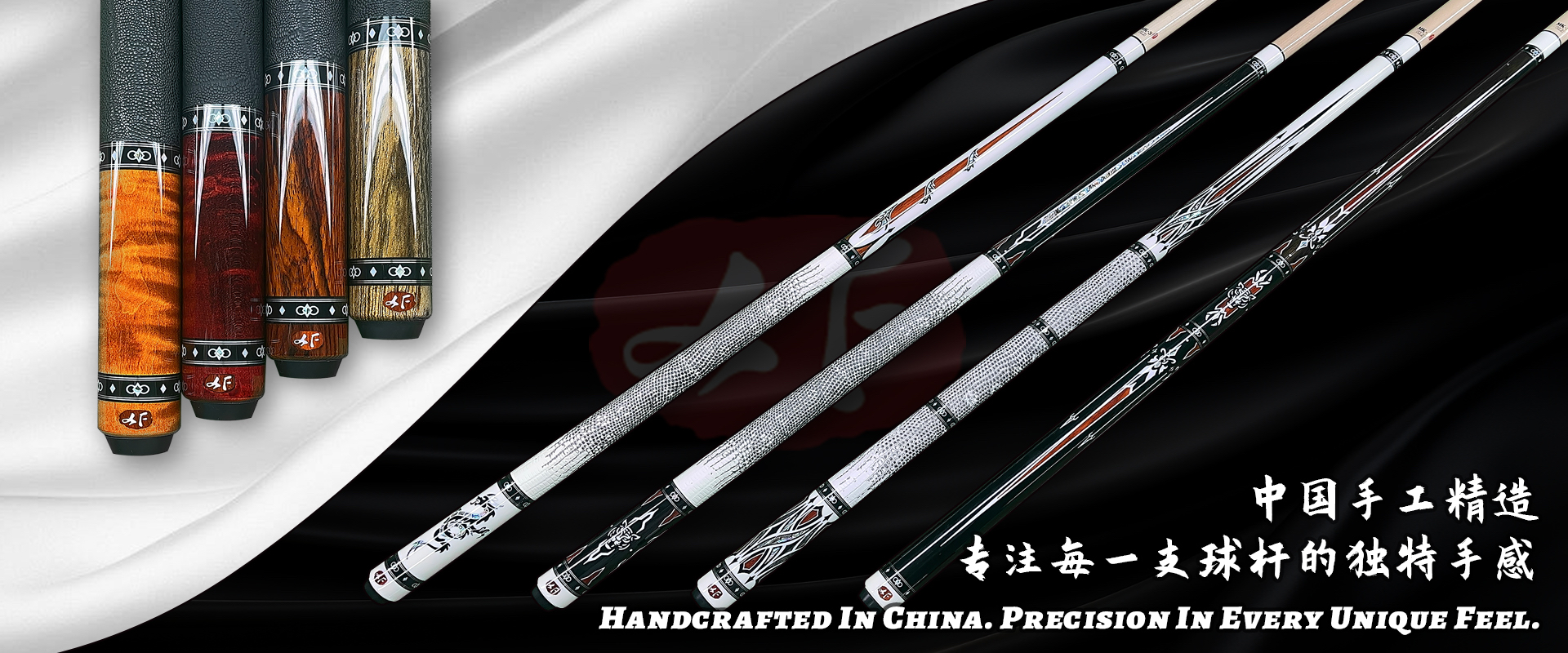 HANDCRAFTED IN CHINA. PRECISION IN EVERY UNIQUE FEEL